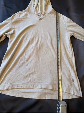 Paper Denim & Cloth Beige Hoodie Top